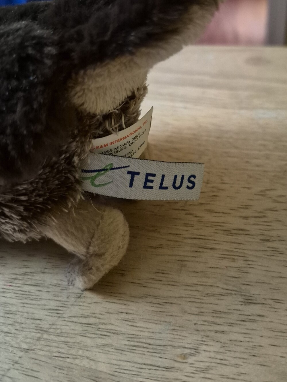 Telus 6" Brown Owl Plush - Picture 4 of 5